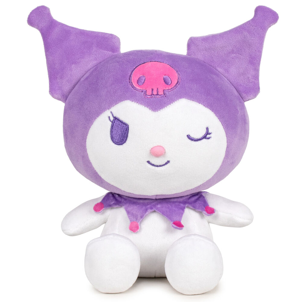 Kuromi lilla peluche 16cm